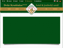 Tablet Screenshot of dvurkrutenice.cz